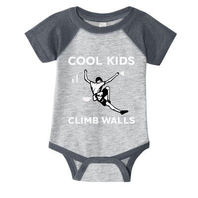 Cool Climb Walls Funny Rock Climbing Bouldering Infant Baby Jersey Bodysuit