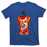 Cute Christmas Welsh Corgi Santa Hat Xmas Design Cool Gift T-Shirt