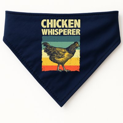 Cute Chicken Whisperer For Women Chicken Farmer Lover USA-Made Doggie Bandana