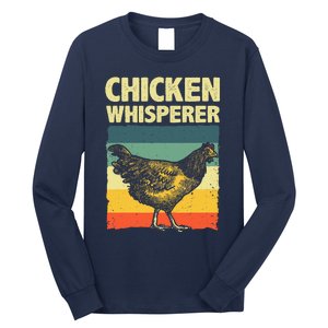 Cute Chicken Whisperer For Women Chicken Farmer Lover Long Sleeve Shirt