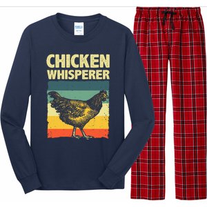 Cute Chicken Whisperer For Women Chicken Farmer Lover Long Sleeve Pajama Set