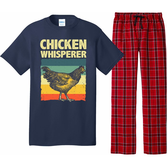 Cute Chicken Whisperer For Women Chicken Farmer Lover Pajama Set