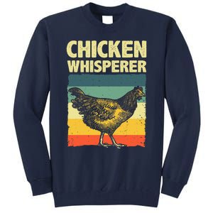 Cute Chicken Whisperer For Women Chicken Farmer Lover Tall Sweatshirt