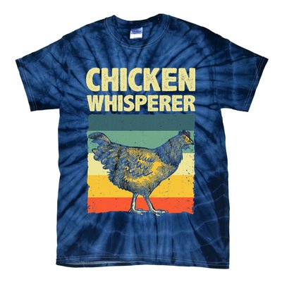 Cute Chicken Whisperer For Women Chicken Farmer Lover Tie-Dye T-Shirt