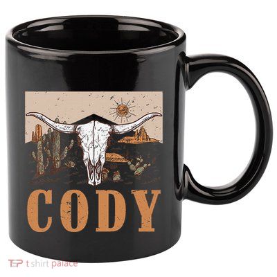 Cody Cowboy Western Style 90s Team Cody Family Pride 11oz C Handle Ceramic Mug