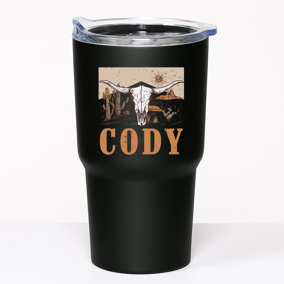 Cody Cowboy Western Style 90s Team Cody Family Pride Tumbler