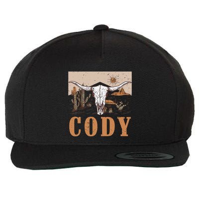 Cody Cowboy Western Style 90s Team Cody Family Pride Wool Snapback Cap
