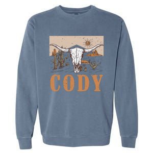 Cody Cowboy Western Style 90s Team Cody Family Pride Garment-Dyed Sweatshirt