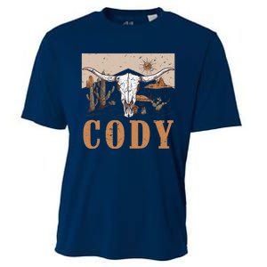 Cody Cowboy Western Style 90s Team Cody Family Pride Cooling Performance Crew T-Shirt