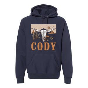 Cody Cowboy Western Style 90s Team Cody Family Pride Premium Hoodie