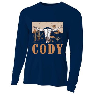 Cody Cowboy Western Style 90s Team Cody Family Pride Cooling Performance Long Sleeve Crew
