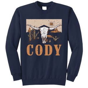 Cody Cowboy Western Style 90s Team Cody Family Pride Tall Sweatshirt