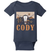 Cody Cowboy Western Style 90s Team Cody Family Pride Baby Bodysuit