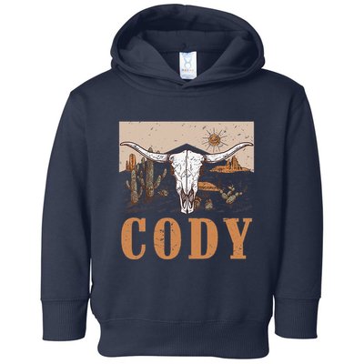 Cody Cowboy Western Style 90s Team Cody Family Pride Toddler Hoodie