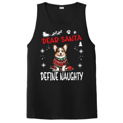 Cute Cardigan Welsh Corgi Dog Christmas Dear Santa Define PosiCharge Competitor Tank