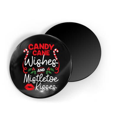 Candy Cane Wishes And Mistletoe Kisses Christmas Costume Magnet