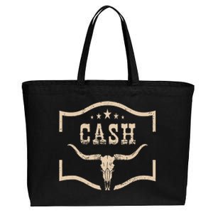 Cash Cowboy Wild West 90s Personalized Cash Family Pride Cotton Canvas Jumbo Tote