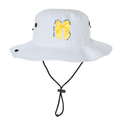 Childhood Cancer Warrior Together We Fight Together We Win Legacy Cool Fit Booney Bucket Hat