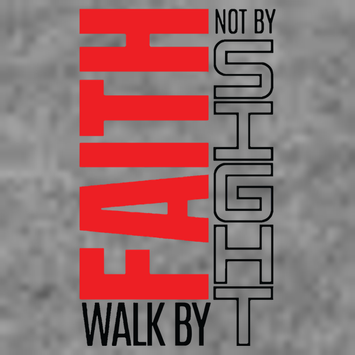 Christian Christian Walk By Faith Not By Sight 7-Panel Snapback Hat