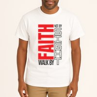 Christian Christian Walk By Faith Not By Sight Tall T-Shirt