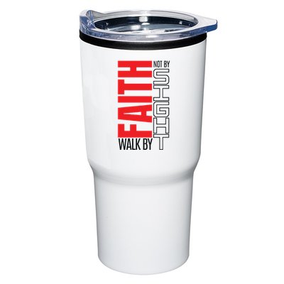 Christian Christian Walk By Faith Not By Sight Tumbler