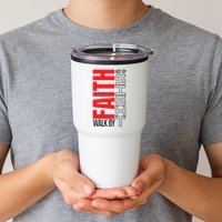 Christian Christian Walk By Faith Not By Sight Tumbler