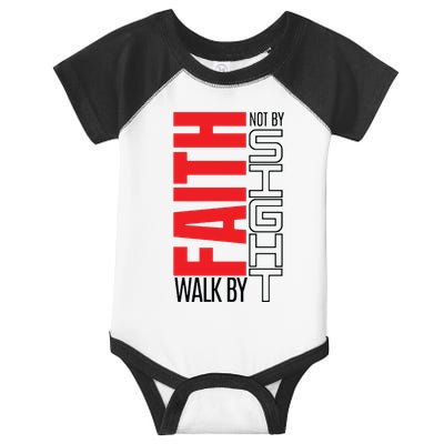 Christian Christian Walk By Faith Not By Sight Infant Baby Jersey Bodysuit
