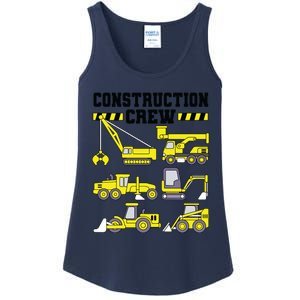 Construction Crew Worker Excavator Boy Girl Ladies Essential Tank