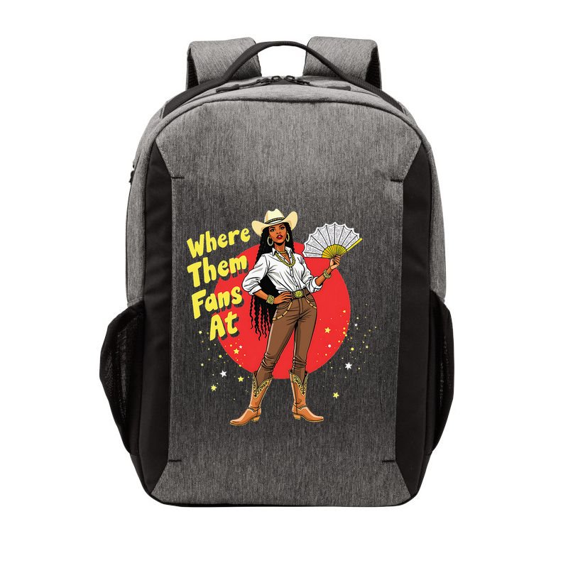 Cowgirls Country Where Them Fans At Melanin Life Women Vector Backpack