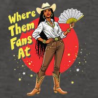 Cowgirls Country Where Them Fans At Melanin Life Women Vector Backpack