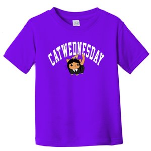 Cute Cat Wednesday And Thing Hand Perfect Gift Idea Toddler T-Shirt