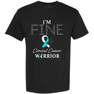 Cervical Cancer Warrior I'm Fine Garment-Dyed Heavyweight T-Shirt