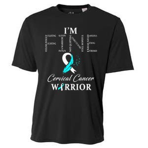 Cervical Cancer Warrior I'm Fine Cooling Performance Crew T-Shirt