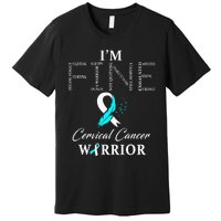 Cervical Cancer Warrior I'm Fine Premium T-Shirt