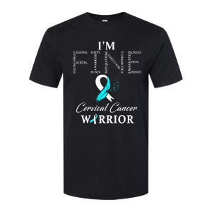 Cervical Cancer Warrior I'm Fine Softstyle CVC T-Shirt