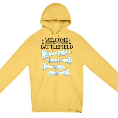 Cool Chess Welcome To The Battlefield Premium Pullover Hoodie