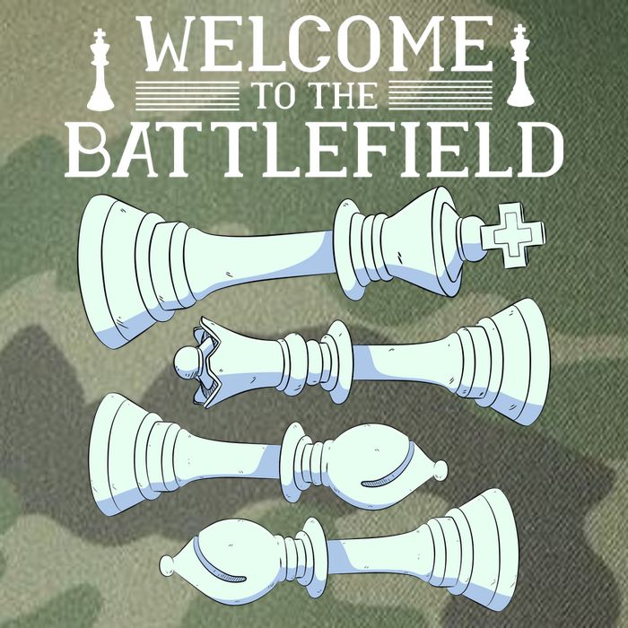 Cool Chess Welcome To The Battlefield Legacy Tie Dye Trucker Hat