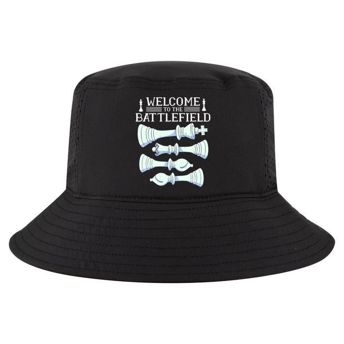 Cool Chess Welcome To The Battlefield Cool Comfort Performance Bucket Hat