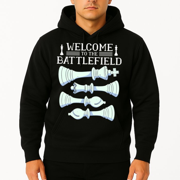 Cool Chess Welcome To The Battlefield Hoodie