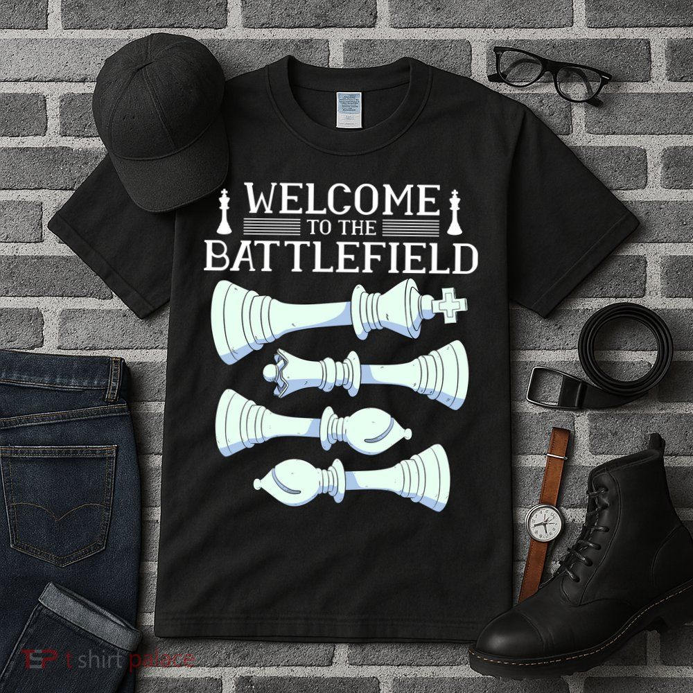 Cool Chess Welcome To The Battlefield Tall T-Shirt