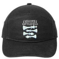 Cool Chess Welcome To The Battlefield 7-Panel Snapback Hat
