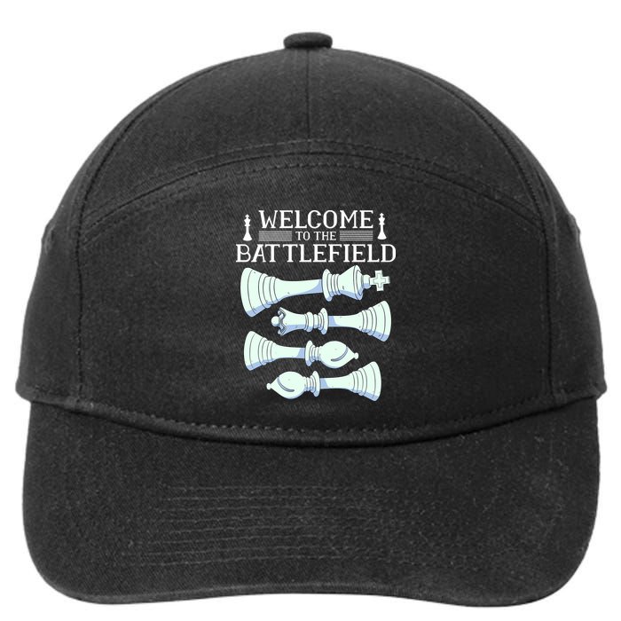 Cool Chess Welcome To The Battlefield 7-Panel Snapback Hat