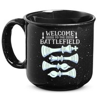 Cool Chess Welcome To The Battlefield 15oz Campfire Ceramic Mug
