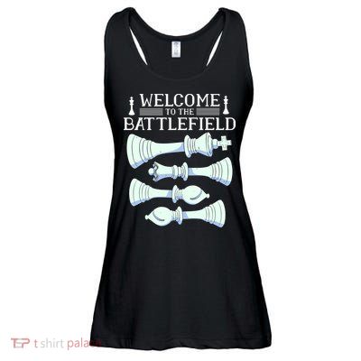 Cool Chess Welcome To The Battlefield Ladies Essential Flowy Tank