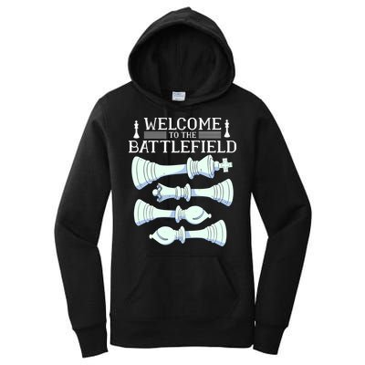 Cool Chess Welcome To The Battlefield Women's Pullover Hoodie