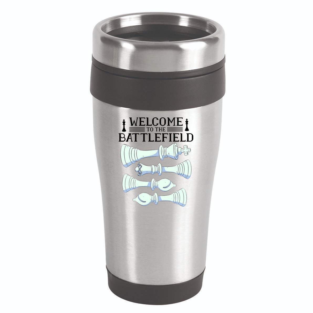 Cool Chess Welcome To The Battlefield 16oz Travel Tumbler