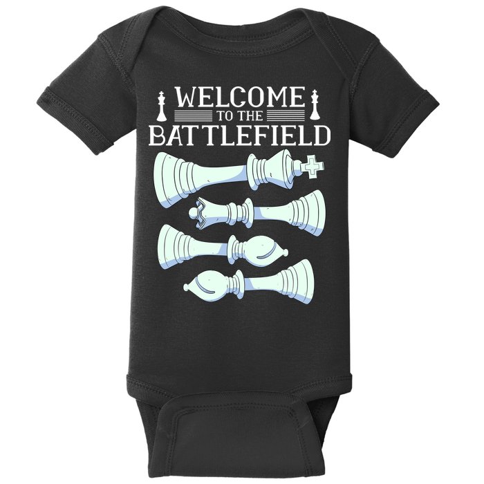 Cool Chess Welcome To The Battlefield Baby Bodysuit