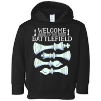 Cool Chess Welcome To The Battlefield Toddler Hoodie