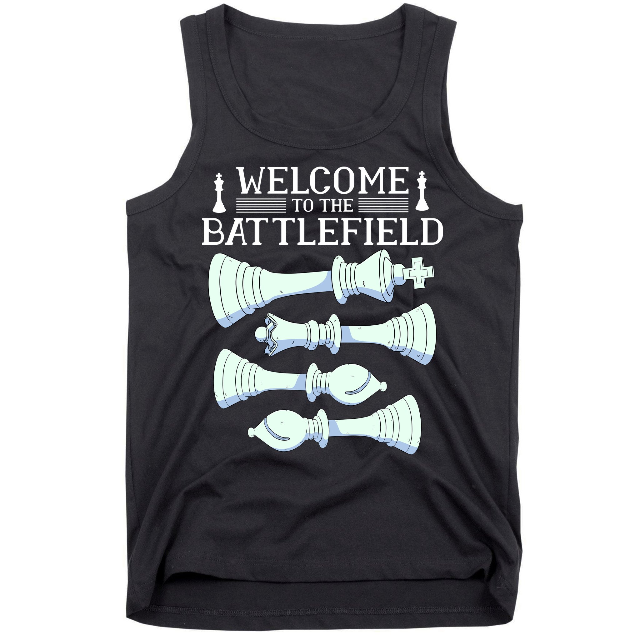 Cool Chess Welcome To The Battlefield Tank Top