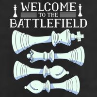 Cool Chess Welcome To The Battlefield Golf Towel